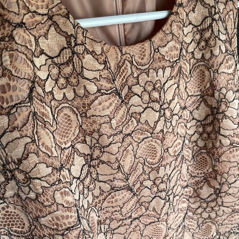Calvin Klein dress with faux leather skirt - Picture 5 of 10
